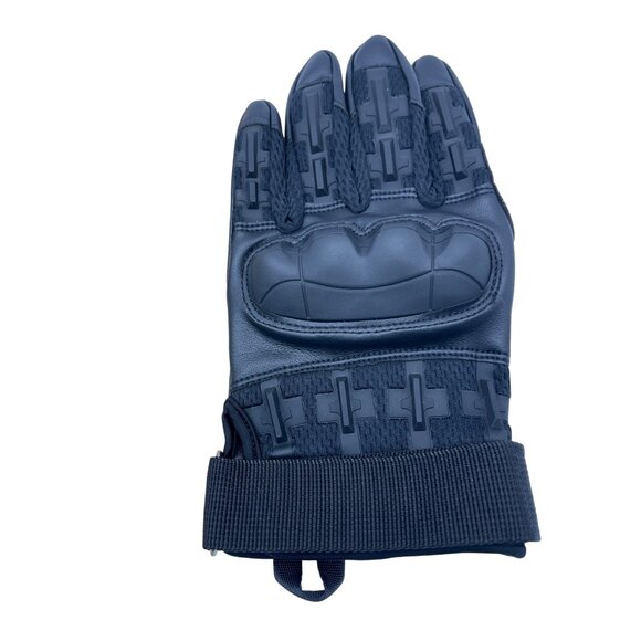 Tactical Hard Knuckle Gloves XL Black Adjustable Strap Durable Protection 13p - Picture 2 of 4